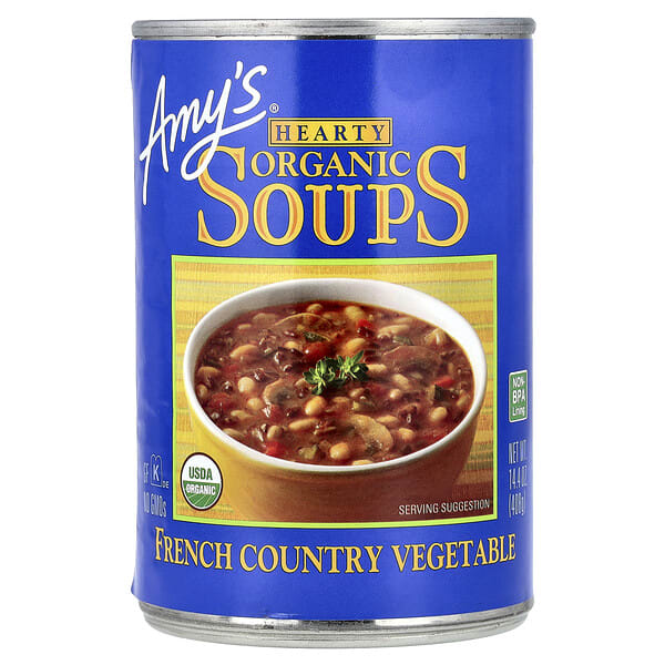 amy00591_v_10.jpg Hearty Organic Soups, французские овощи, 408 г (14,4 унции) — Amy's