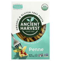 Organic & Gluten Free Pasta, Penne, Corn, Brown Rice & Quinoa, 9.6 oz (272 g) — Ancient Harvest