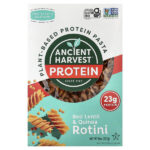 паста с растительным протеином, красная чечевица и киноа, 227 г (8 унций) — Ancient Harvest