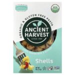 органическая паста без глютена, ракушки, 227 г (8 унций) — Ancient Harvest