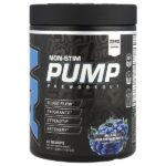 Non-Stim Pump Pre Workout, голубая малина, 500 г (17,63 унции) — ABE
