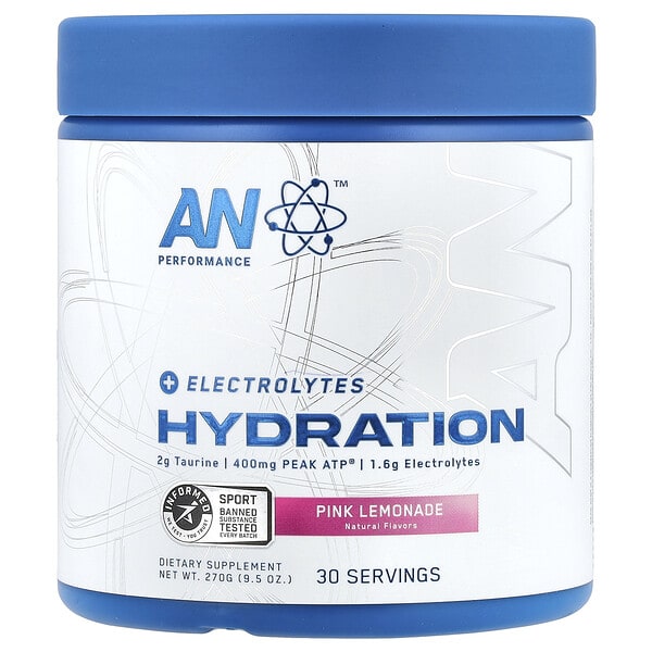 anh20759_v_80.jpg Увлажнение, розовый лимонад, 270 г (9,5 унции) — AN Supps
