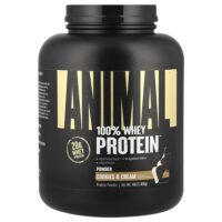 100% Whey Protein™, порошок из сывороточного протеина Whey Protein™, печенье и сливки, 1,81 кг (4 фунта) — Animal