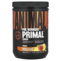 Порошок Primal™ перед тренировкой, персиковый, 475 г (1,04 фунта) — Animal