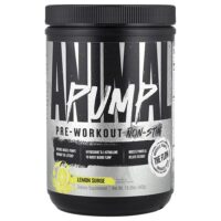 Pump™, предтренировочный комплекс без стимуляторов, со вкусом лимона, 442 г (15,59 унции) — Animal