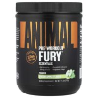 Fury® Essentials, перед тренировкой, зеленое яблоко, 322 г (11,3 унции) — Animal
