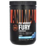 Fury Essentials, предтренировочный комплекс, со вкусом голубой малины, 495 г (1,09 фунта) — Animal