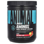Juiced Aminos в порошке, фруктовый пунш, 375 г (13,2 унции) — Animal