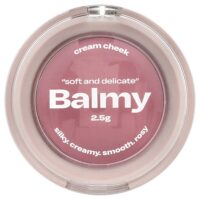 Balmy Cream, крем для щек, № 2, клубничное молоко, 2,5 г (0,08 унции) — alternativestereo