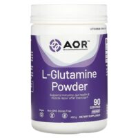 L-глютамин в порошке, премиальный, 450 г — Advanced Orthomolecular Research AOR