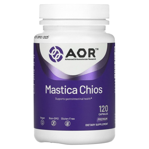aor08012_v_16.jpg мастика Хиос, 400 мг, 120 капсул — Advanced Orthomolecular Research AOR