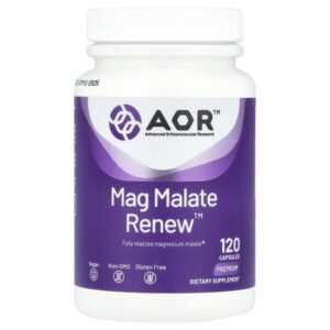 Mag Malate Renew™, 120 капсул — Advanced Orthomolecular Research AOR