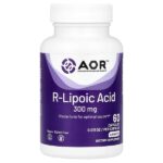R-липоевая кислота, 300 мг, 60 растительных капсул — Advanced Orthomolecular Research AOR