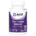 Zinc-Copper Balance™, 100 капсул — Advanced Orthomolecular Research AOR