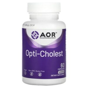 Opti-Cholest, 60 капсул (500 мг на капсулу) — Advanced Orthomolecular Research AOR