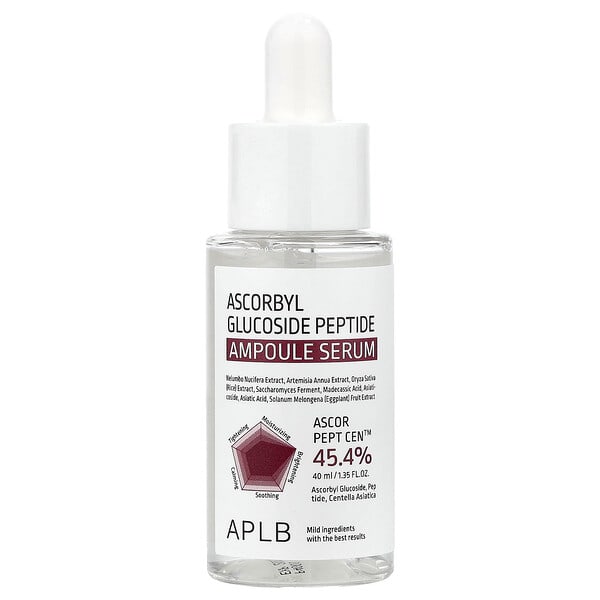 apb68416_v_17.jpg Сыворотка с аскорбил глюкозидным пептидом, ампула, 40 мл (1,35 жидк. Унции) — APLB