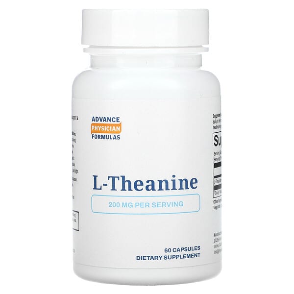 apf00040_v_35.jpg L-теанин, 200 мг, 60 капсул — Advance Physician Formulas