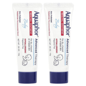 Лечебная мазь для детей, без отдушек, 2 тюбика по 10 г (0,35 унции) — Aquaphor