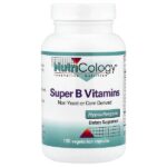 Супервитамины B, 120 вегетарианских капсул — Nutricology