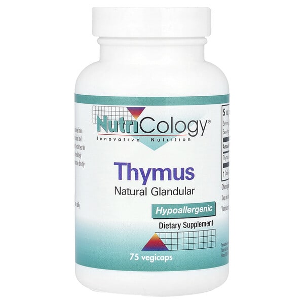 arg51610_v_48.jpg тимус, 0,5 г, 75 растительных капсул — Nutricology