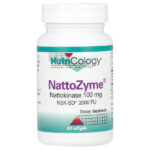 NattoZyme, 100 мг, 60 мягких таблеток — Nutricology