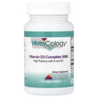 Комплекс с витамином D3 5000, 120 растительных капсул — Nutricology