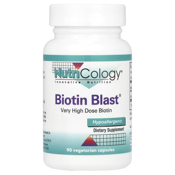 arg57090_v_34.jpg Biotin Blast®, 100 мг, 90 вегетарианских капсул — Nutricology