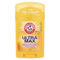 UltraMax™, дезодорант-антиперспирант, твердый, со свежим ароматом пудры, 28 г (1 унция) — Arm & Hammer