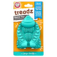 Treadz, стоматологическая игрушка для массажа десен, большая горилла, 1 шт. — Arm & Hammer