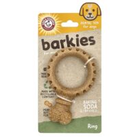Barkies for Moderate Chewers, стоматологическая игрушка для собак, кольцо, арахисовая паста, 1 игрушка — Arm & Hammer
