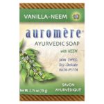 Аюрведическое мыло с нимом, ваниль и ним, 78 г (2,75 унции) — Auromere