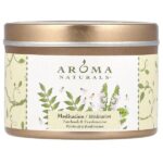 Soy VegePure®, маленькая консервная свеча из сои, пачули и ладан, 79,38 г (2,8 унции) — Aroma Naturals