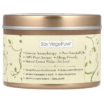 Soy VegePure®, маленькая консервная свеча из сои, пачули и ладан, 79,38 г (2,8 унции) — Aroma Naturals — изображение 2