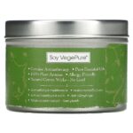 Soy VegePure, свеча Vitality, удобна для путешествий, эвкалипт и перечная мята, 79,38 г (2,8 унции) — Aroma Naturals — изображение 2