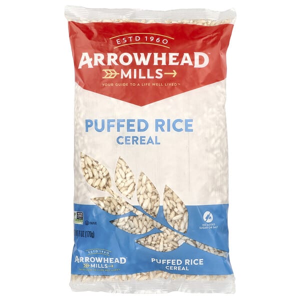 arw47429_v_15.jpg Puffed Rice Cereal, 6 oz (170 g) — Arrowhead Mills