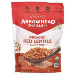 Органическая красная чечевица, 453 г (16 унций) — Arrowhead Mills