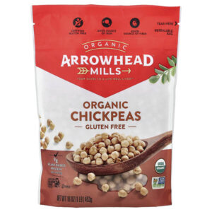 органический нут, 453 г (16 унций) — Arrowhead Mills