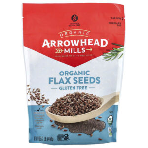 Органические семена льна, 453 г (16 унций) — Arrowhead Mills