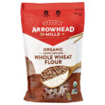 Organic Whole Wheat Flour, Stone Ground, 22 oz (623 g) — Arrowhead Mills