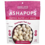 AshaPops, Popped Water Lily Seeds, розовая гималайская соль, 28 г (1 унция)