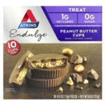 Endulge™, Treat, чашки с арахисовой пастой, 10 чашек по 17 г (0,6 унции) — Atkins
