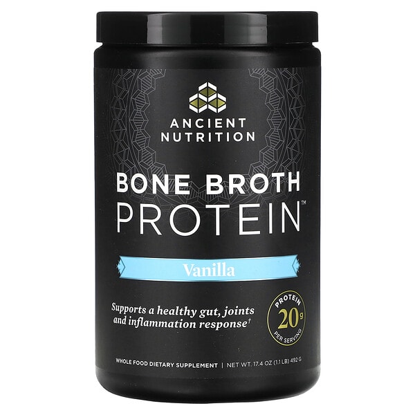 atn02001_v_35.jpg протеин из костного бульона, ваниль, 492 г (1,1 фунта) — Ancient Nutrition