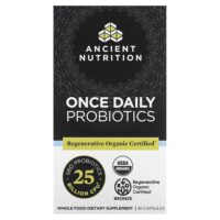 пробиотики для приема один раз в день, 25 млрд КОЕ, 30 капсул — Ancient Nutrition