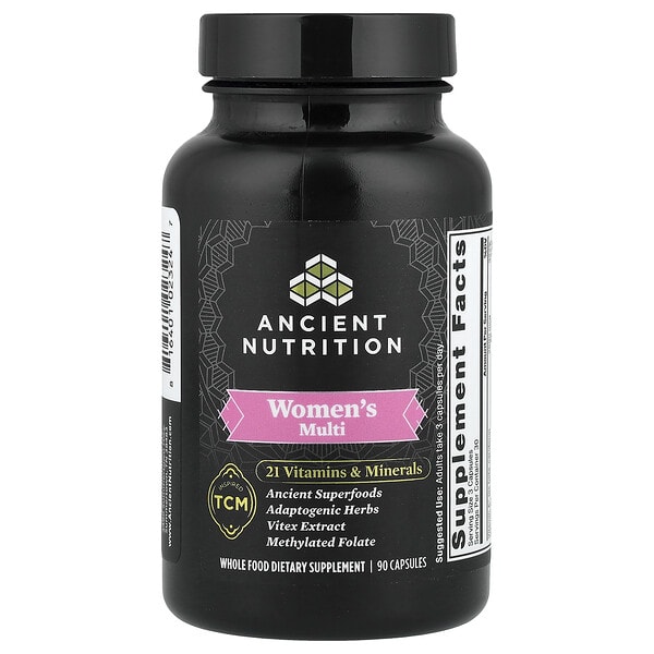 atn02324_v_82.jpg мультивитамины для женщин, 90 капсул — Ancient Nutrition