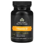 Витамин D, 125 мкг (5000 МЕ), 60 капсул — Ancient Nutrition