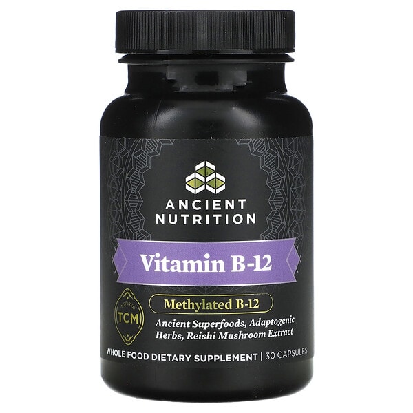 atn02335_v_56.jpg Витамин B12, 30 капсул — Ancient Nutrition