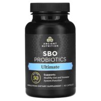 SBO Probiotics, Ultimate, 50 млрд КОЕ, 60 капсул — Ancient Nutrition