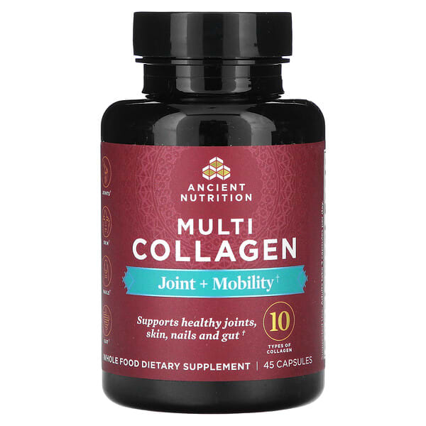 atn02515_v_32.jpg Multi Collagen, Joint + Mobility, 45 капсул — Ancient Nutrition