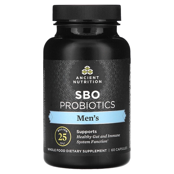 atn02540_v_32.jpg Men's SBO Probiotics, 25 Billion CFU, 60 Capsules — Ancient Nutrition