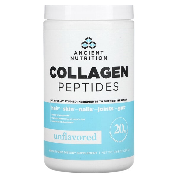atn02567_v_32.jpg Пептиды коллагена, без добавок, 280 г (9,88 унции) — Ancient Nutrition